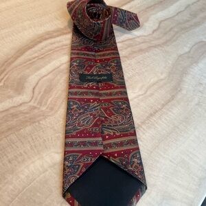 Karl Lagerfield Paisley Silk Tie